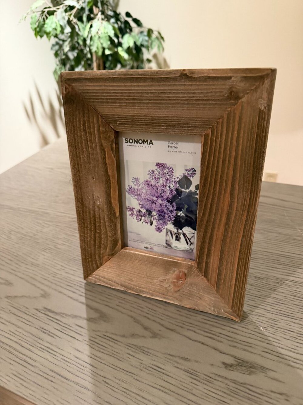 Weathered Wood Sonoma Garden Frame 3.5 X 5.5 Picture Area Frame 10 X8